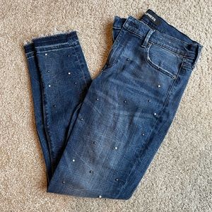 Express Embellished Dot Jeans